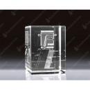 Small Clear Optical Crystal 3D Rectangle