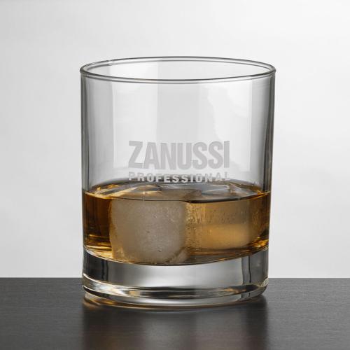 Corporate Recognition Gifts - Etched Barware - Chelsea OTR/DOF -  Deep Etch