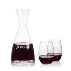 Employee Gifts - Barham Carafe & Laurent Stemless Wine