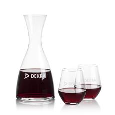 Employee Gifts - Barham Carafe & Reina Stemless Wine