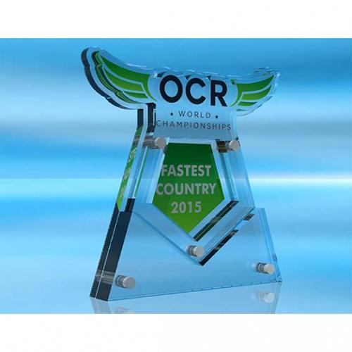 Featured - Custom Acrylic Awards Gallery - Obstacle Course Relay World Championships