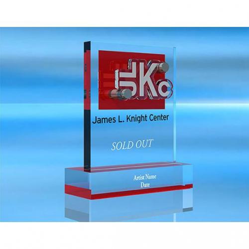 Featured - Custom Acrylic Awards Gallery - James L. Knight Center Talent Award