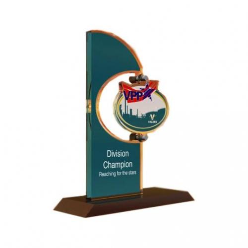 Featured - Custom Acrylic Awards Gallery - Valero Division Champions Award