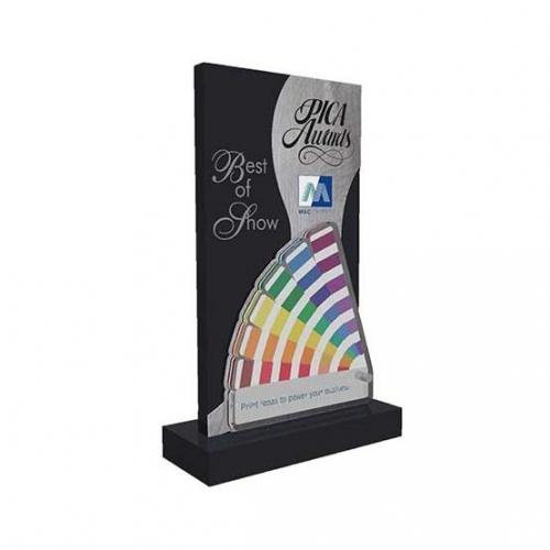 Featured - Custom Acrylic Awards Gallery - MAC PAPERS Pica Awards