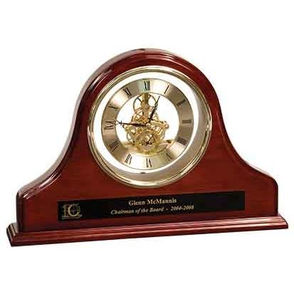 Corporate Gifts, Recognition Gifts and Desk Accessories - Clocks - Cherry Wood Grand Piano Mantel Clock