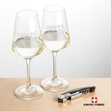 Employee Gifts - Swiss Force Opener & 2 Cannes Wine