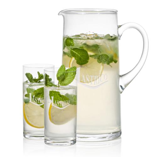 Corporate Recognition Gifts - Etched Barware - Rexdale Pitcher & Stockton Beverage