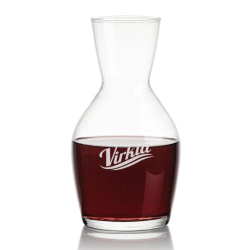 Corporate Recognition Gifts - Etched Barware - Westwood Carafe 38oz 