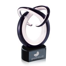 Employee Gifts - Safari Abstract / Misc Glass Award