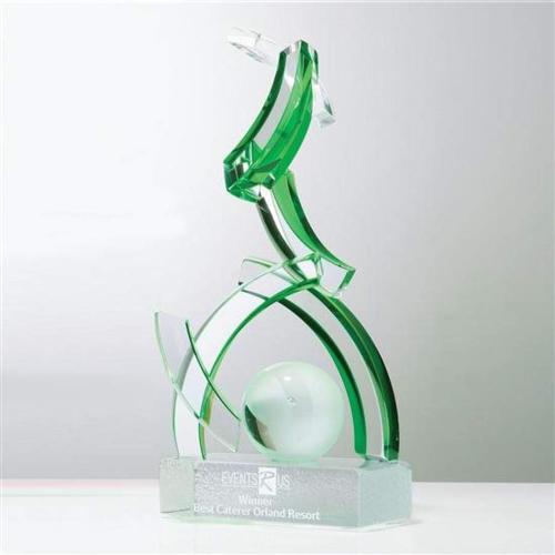 Corporate Awards - Glass Awards - Art Glass Awards - Structural Sphere Spheres Glass Award