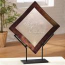 Bronze Border Diamond Glass Award