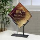 Bronze Iridescence Diamond Glass Award
