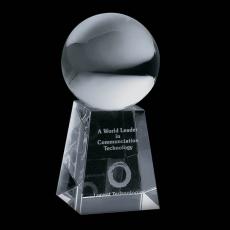 Crystal Ball & Tall Base - Corporate Awards