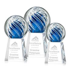Employee Gifts - Genista Spheres on Celestina Base Glass Award