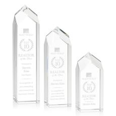 Employee Gifts - Clarington Tower Obelisk Crystal Award