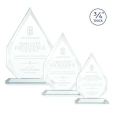Employee Gifts - Hawthorne Jade Arch & Crescent Glass Award