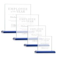 Employee Gifts - Cardiff Blue  Crystal Award