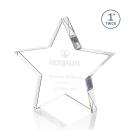 Standing Star Crystal Award