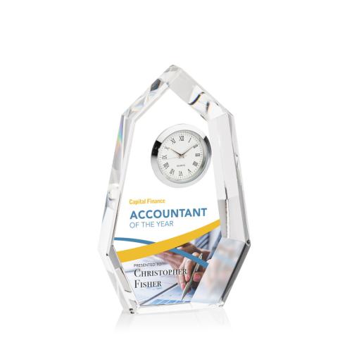 Corporate Gifts, Recognition Gifts and Desk Accessories - Clocks - Carla Full Color Clock
