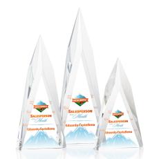Employee Gifts - Salisbury Full Color Pyramid Crystal Award