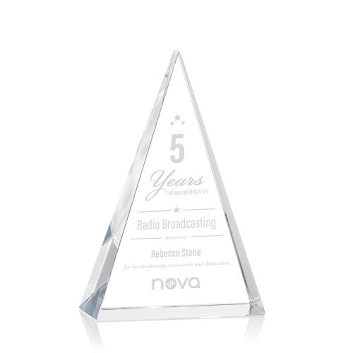 Corporate Awards - Monroe Pyramid Crystal Award