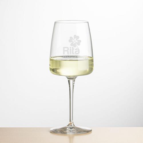 Corporate Recognition Gifts - Etched Barware - Wine Glasses - Dunhill Wine - Deep Etch