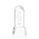 Clarington Clear on Base Obelisk Crystal Award