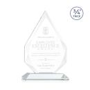 Hawthorne Starfire Arch & Crescent Crystal Award