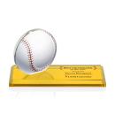 Northam Full Color Baseball Circle Crystal Award
