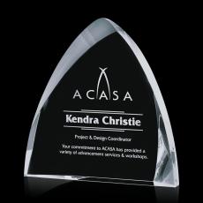 Employee Gifts - Georgia Peak Arch & Crescent Crystal Award