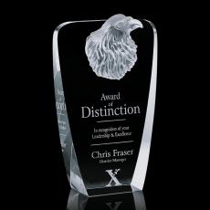Employee Gifts - Huntington Eagle Animals Crystal Award