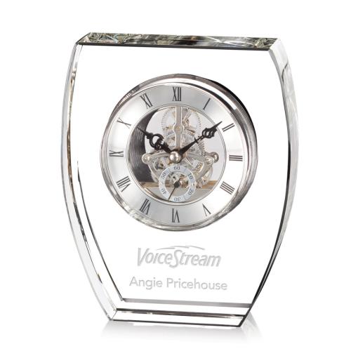 Corporate Recognition Gifts - Crystal Gifts - Barchus Clock