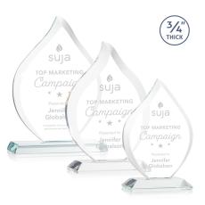 Employee Gifts - Worthington Clear Flame Crystal Award