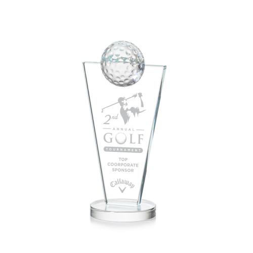 Corporate Awards - Slough Golf Clear Spheres Crystal Award
