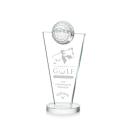 Slough Golf Clear Spheres Crystal Award