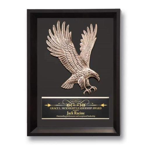 Corporate Awards - Metal Awards - Framed Eagle 