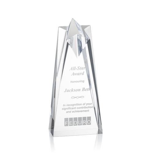 Corporate Awards - Rosina Star Clear Acrylic Award
