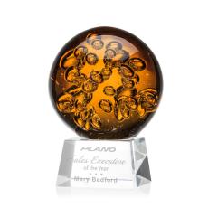 Employee Gifts - Avery Clear on Robson Base Spheres Glass Award