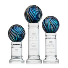 Employee Gifts - Malton Spheres on Colverstone Base Glass Award