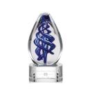 Expedia Clear on Paragon Base Circle Art Glass Award