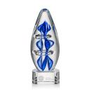 Eminence Clear on Paragon Base Circle Art Glass Award