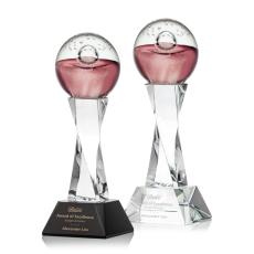 Employee Gifts - Jupiter Clear on Langport Base Spheres Glass Award