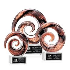 Employee Gifts - Brighton Clear on Hancock Circle Glass Award