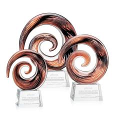 Employee Gifts - Brighton Clear on Robson Circle Glass Award