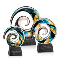 Employee Gifts - Nazare Black on Robson Circle Glass Award