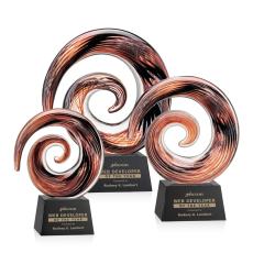 Employee Gifts - Brighton Black on Robson Circle Glass Award