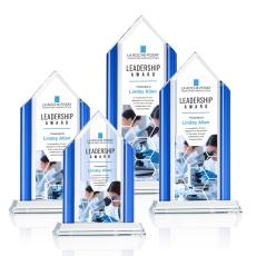 Employee Gifts - Omaha Tower Full Color Arch & Crescent Crystal Award