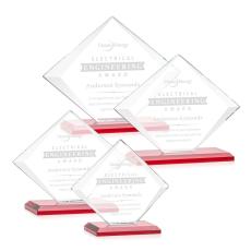 Employee Gifts - Griffith Red Diamond Crystal Award