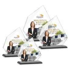 Lexus Full Color Black Peak Crystal Award - Full Color Awards