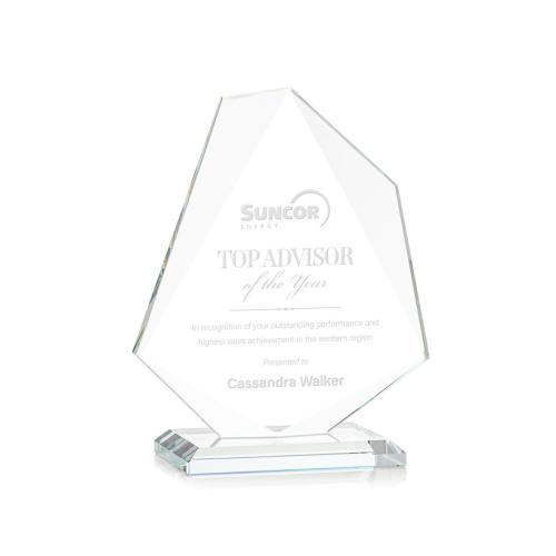 Corporate Awards - Picton Clear Abstract / Misc Crystal Award